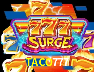 Una escena digital vívida inspirada en casino con TACO777 mostrado prominentemente, luces brillantes, fichas, cartas y acentos dorados.